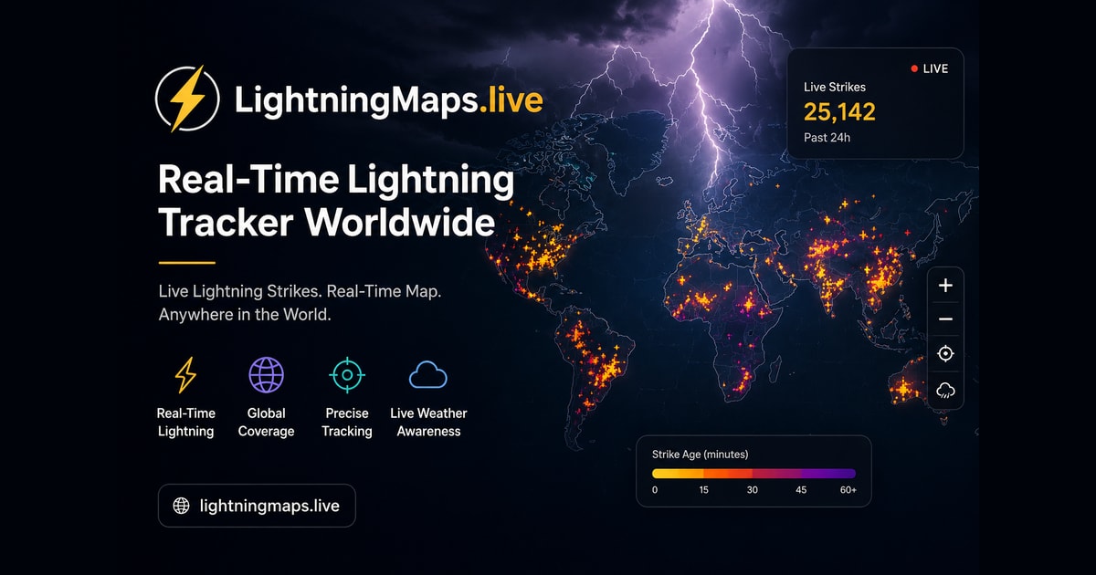 Lightning Map — Live Lightning Tracker & Strike Radar